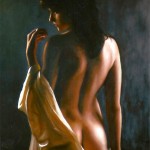 Antonio D'Angelo, Delia (olio su tela, 60x80)