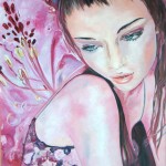 Manuela Micheli, Ninfea (olio su tela, 50x60)
