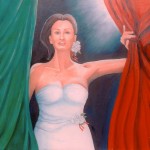 Maria Teresa Stasi, Buongiorno, Italia 2011 olio su cartoncino telato cm 60x70