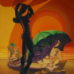 Martino Gaudiano, ESTATE -2003 (acrilico su tela, cm 100x120)