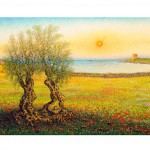 Pasquale Scarciglia, Qui Salento (olio su tela, 70x120)